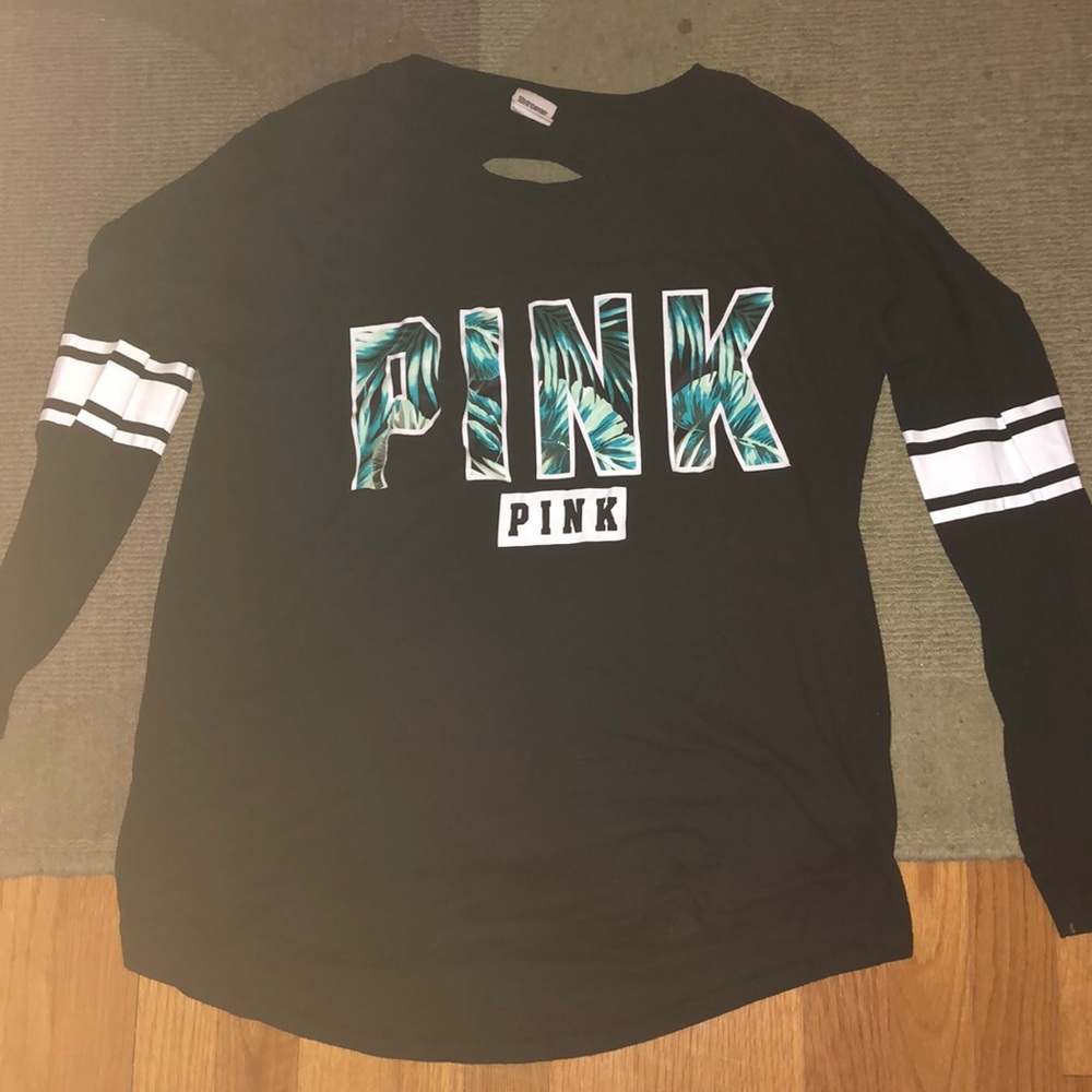 Long Sleeve PINK tee shirt